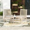 Cordoba - Dining Chair (Set of 2) Comfortable Armless Chairs - Beige - Image 21