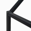 Twin Size Metal House Bed With Fence And Door - Black - Image 16