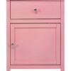 Chic Transitional Nightstand - Pink - Image 2