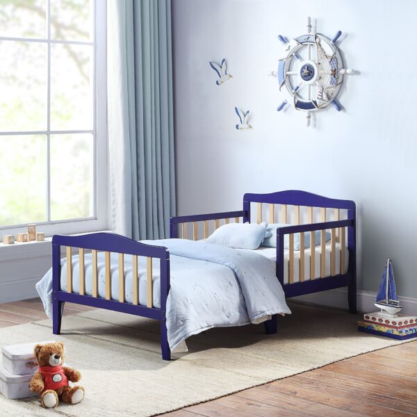 Twain - Toddler Bed - Blue/Natural