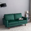 Plush Comfort Loveseat - Green - Image 3