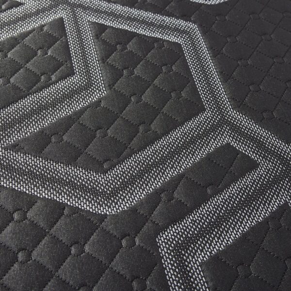 12" Twin Smooth Top Hybrid Medium Plush Mattress - Black
