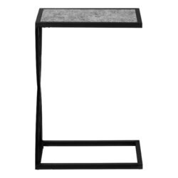 Accent Table C - Shaped, Modern - Gray