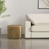 Bassett - Cast Aluminum Side Table - Brown - Image 9