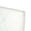 Modern Light Luxury Dining Chair (Set of 2) Upholstery With Electroplated Legs - White - Image 19