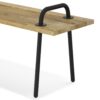 Berkeley - Small Entryway Bench - Natural - Image 5