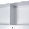 Entryway Bench With Coat Rack, 3 In 1 Design And Adjustable Shelves, Hall Tree With 7 Hooks For Entrance, Living Room - White - Image 19