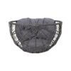 Cosmos - Round Hammered Iron Teardrop Chair - Gray - Image 9