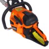 Gasoline Chainsaw 20" 52Cc For Tree And Wood Cutting - Orange - Image 4