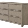 6 Drawer Dresser - Light Gray - Image 2