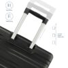 Hardshell Luggage Sets 3 Pieces Spinner Suitcase With Tsa Lock Lightweight 20" 24" 28" - Black - Image 12
