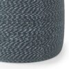 Bayley - Round Braided Pouf - Aegean Blue / Natural - Image 5
