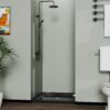 Black Shower Pan 36 In X 36 In Shower Base Single - Threshold - Black - Image 5