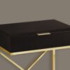 Accent Side Table, Storage Drawer, Contemporary & Modern - Espresso - Image 3