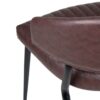 5 Pieces Contemporary Dining Set With Table - Brown / Black / Walnut - Image 10