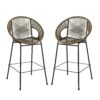 Ferrara - Outdoor Patio Barstool (Set of 2) - Green - Image 3