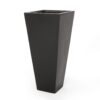 Outdoor Modern Cast Stone Planter - Black - Image 4