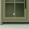 Vineyard - 74" Fireplace TV Stand Console For TVs Up To 85" - Sage Green And Fruitwood - Image 5