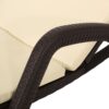 Mikael - Wicker Like Chaise Lounge With Cushion For Outdoor Relaxation - Dark Brown - Image 18