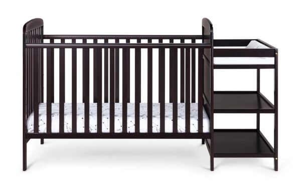Ramsey - 3 In 1 Convertible Crib, Changer Combo - Espresso