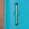 Stylish Concrete Square Wheelie Umbrella Base With Stainless Steel Pole Handle - Teal - Image 4