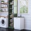 Murphy - Laundry Cabinet With Faucet And Stainless Steel Sink - White - Image 8