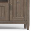 Lev - Handcrafted TV Media Stand - Smoky Brown - Image 4