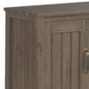 Lev - Handcrafted TV Media Stand - Smoky Brown - Image 2
