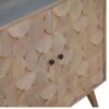 Hourglass Carved Cabinet - Marble - Image 2