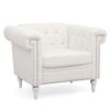 1 Seater Sofa - White - Image 7