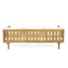 Claremont - 3 Seater Daybed With Rattan Arms - Beige - Image 8