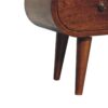 Circular TV Unit - Chestnut - Image 8