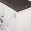 Mountina - 2 Drawer Server - Brown / White - Image 5