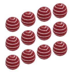 Christmas Ball Ornaments Decorative Hanging Ball Christmas Tree Ornaments For Holiday Party Decorations (Set of 12) - Red