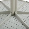 3 Piece Plastic Arm Chair Bistro Grs Premium Ocean Plastic - Light Gray - Image 6
