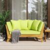 Outdoor Expandable Daybed & Cushions - Teak - Image 3