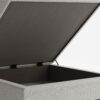 Owen - Square Coffee Table Storage Ottoman - Cloud Gray - Image 4
