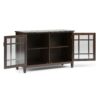 Connaught - Low Storage Cabinet - Dark Chestnut Brown - Image 2