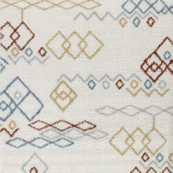 Loft Shag - 5' 3" X 7' Shaggy Area Rug, Polypropylene - Ivory