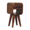 Extra Mini Curve Lower Nightstand - Chestnut - Image 6