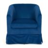 27.36" Wide Swivel Chair - Blue - Image 5