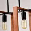 4 Light Kitchen Island Lights Pendant Light Farmhouse Dining Room Light Fixture, Rectangular Chandelier, 36" Hanging Lighting For Living Room, Conference Room, Home Office - Matte Black - Image 12