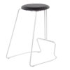 Finn - Contemporary Counter Stool (Set of 2) - White / Black - Image 4