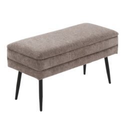 Neapolitan - Contemporary Storage Bench - Black / Brown