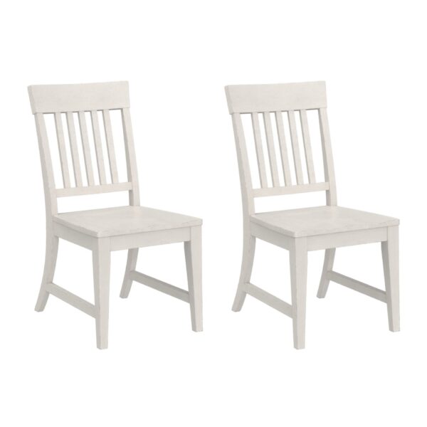 Haidel - Slat Back Dining Chairs (Set of 2) - White