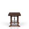 Casual Counter Height Double Pedestal Dining Table - Brown - Image 3