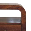 Darcy - Nightstand With Drawer And Open Shelf - Brown - Image 5