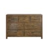 Lisque - 7 Drawer Dresser - Brown - Image 2