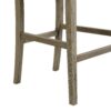 Bar Stools (Set of 2), Rubber Wood Frame, Retro Bar Chairs Suitable For Kitchen Island - Beige / Gray - Image 14