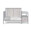 Connelly - 4 In 1 Crib and Changer Combo - Gray, Rockport Gray - Image 3